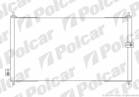 Радиатор кондиционера Polcar 3816K8C1