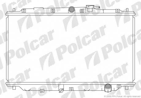 Радиатор охлаждения Polcar 382008-3