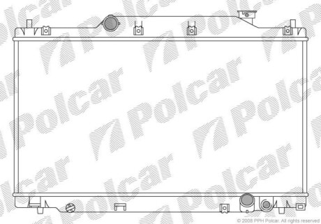 Радиатор охлаждения Polcar 382508-3