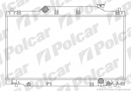 Радиатор охлаждения Polcar 382508-3 (фото 1)
