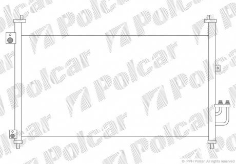 Радиатор кондиционера Polcar 3828K8C3 (фото 1)