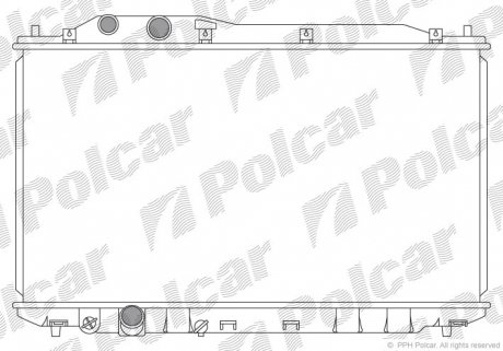 Радиатор охлаждения Polcar 382908-1