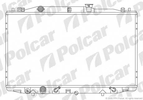 Радиатор охлаждения Polcar 383308-4