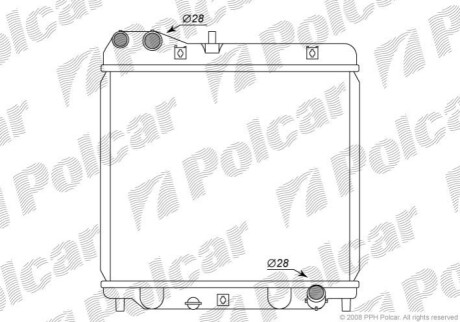 Радиатор охлаждения Polcar 383508-2