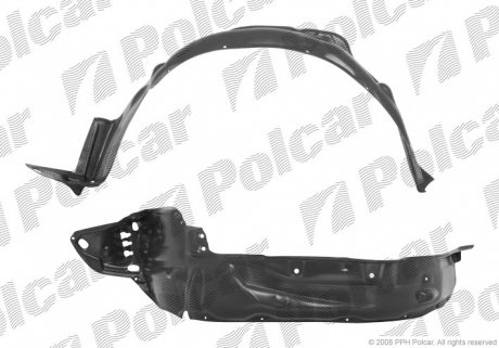 Подкрылок правый Polcar 3835FP-1