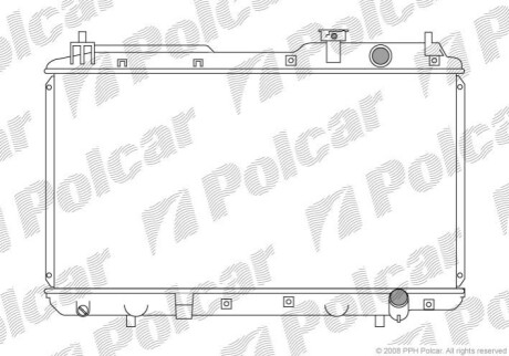 Радиатор охлаждения Polcar 3875082