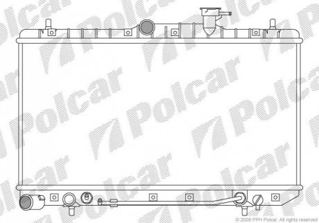Радіатор охолодження Polcar 4007082