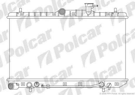 Радіатор охолодження Polcar 4007082K