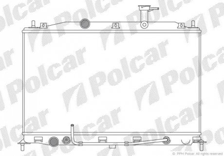 Радіатор охолодження Polcar 4009083 (фото 1)