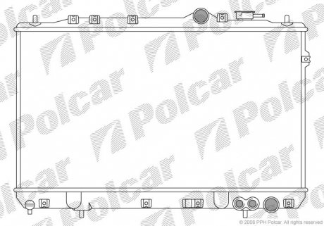Радіатор охолодження Polcar 401008 (фото 1)