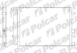 Радиатор кондиционера Polcar 4017K82K