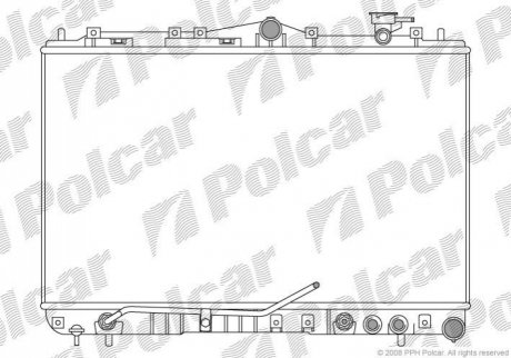 Радіатор охолодження Polcar 4022081 (фото 1)