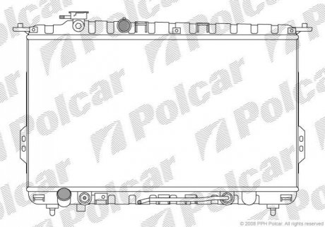 Радиатор охлаждения Polcar 4024082K (фото 1)