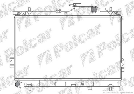 Радіатор охолодження Polcar 4035083X