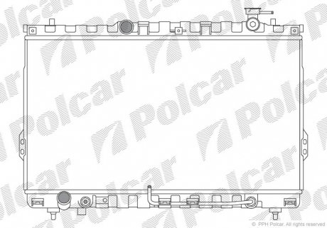 Радіатор охолодження Polcar 4050082