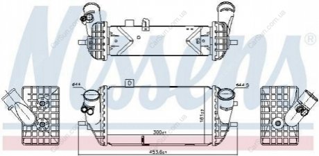 Радіатор повітря (Інтеркулер) Polcar 40B3J8-1