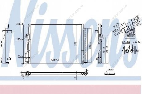 Радіатор кондиціонера Polcar 40X2K8C1S (фото 1)