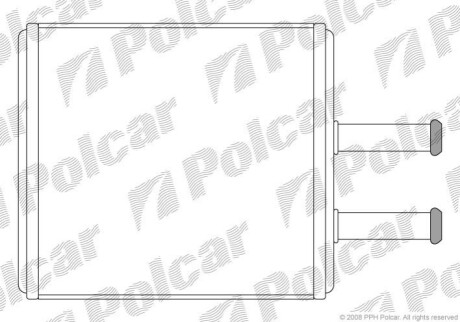 Радиатор обогрева Polcar 4102N81