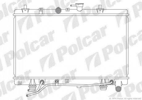 Радиатор охлаждения Polcar 4116081