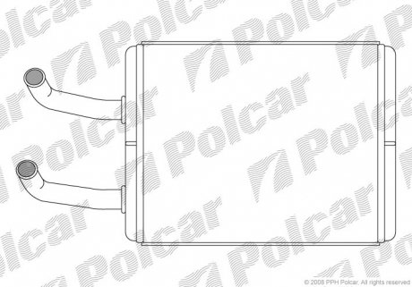 Радіатор обігріву Polcar 4150N81