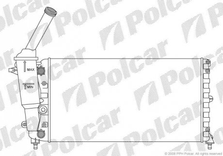 Радиатор охлаждения Polcar 420208-1