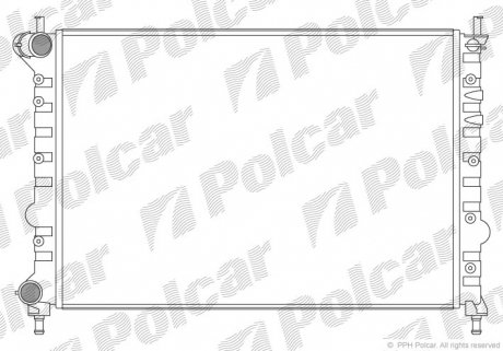 Радиатор охлаждения Polcar 421108A5 (фото 1)