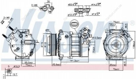 Компрессор кондиционера (новый) Polcar 4325KS-2