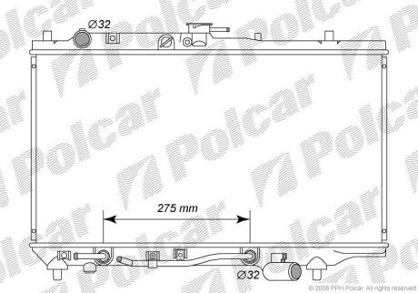 Радіатори охолодження Polcar 450408-0