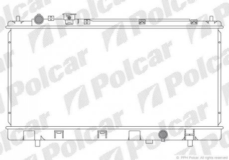Радіатор охолодження Polcar 4509083