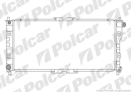 Радиатор охлаждения Polcar 4516087