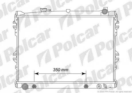 Радиатор охлаждения Polcar 452008-1