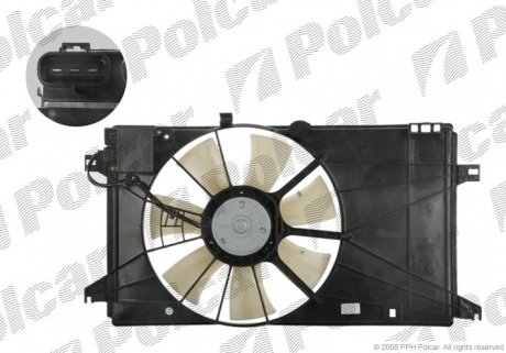 Вентилятор с корпусом/кронштейном Polcar 455023W2