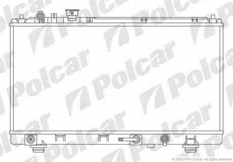 Радиатор охлаждения Polcar 4555081
