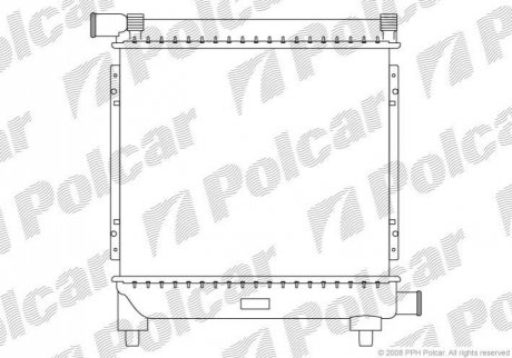 Радиатор охлаждения Polcar 5001081