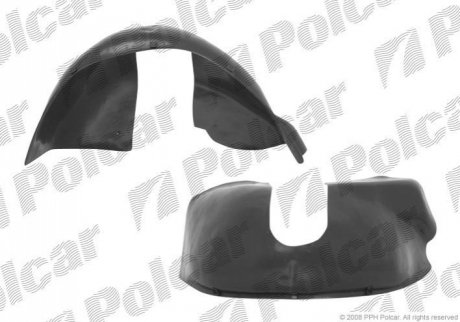 Подкрылок правый Polcar 5001FP-1 (фото 1)