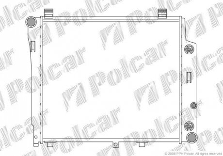 Радиатор охлаждения Polcar 500208-0