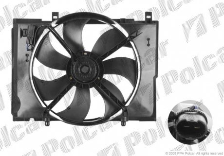 Вентилятор с корпусом/кронштейном Polcar 500223W4