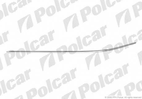 Молдинг бампера левый Polcar 500307-5 (фото 1)