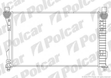 Радіатор охолодження Polcar 5003083 (фото 1)
