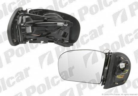 Зеркало наружное левое Polcar 5003517M (фото 1)