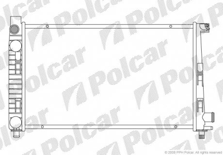 Радіатор охолодження Polcar 500508-5 (фото 1)