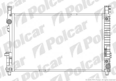 Радиатор охлаждения Polcar 5006081X (фото 1)