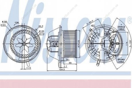 Вентилятор кабины Polcar 5006NU1X