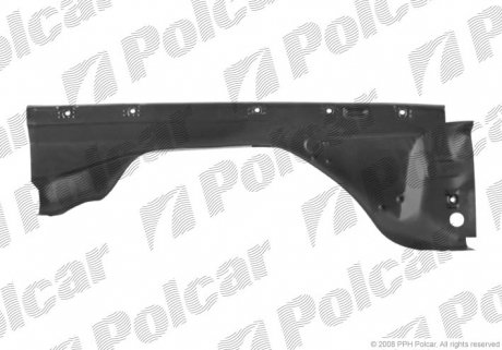 Фартух крила переднього правий Polcar 501302-5 (фото 1)