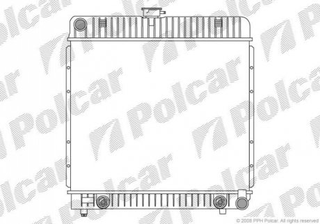 Радіатор охолодження Polcar 501308-2 (фото 1)