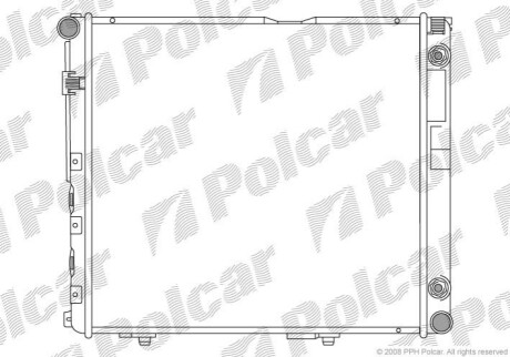 Радиатор охлаждения Polcar 50140803