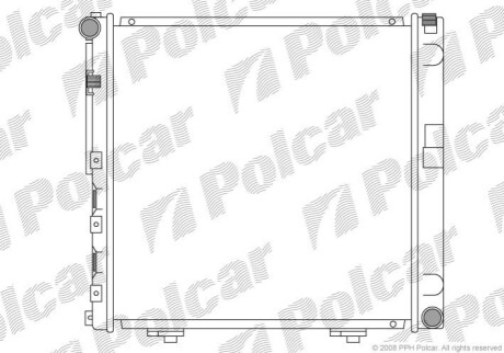 Радіатор охолодження Polcar 50140806