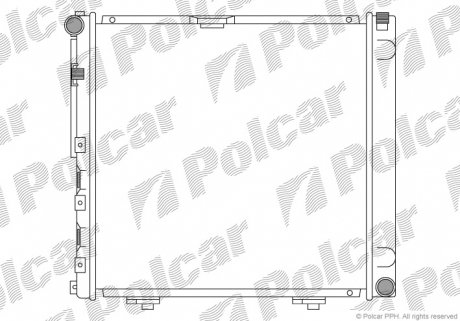 Радіатор охолодження Polcar 50140806 (фото 1)