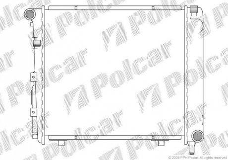 Радіатор охолодження Polcar 501408-2 (фото 1)