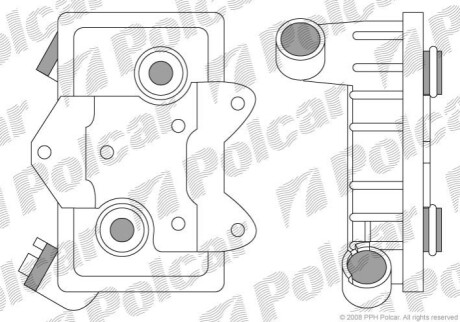 Радіатор масла Polcar 5014L84X